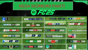 FC25 Mega Skorbord Yama Paketi – Tüm Ligler ve Kupalar için Gerçek TV Skorbordları 1