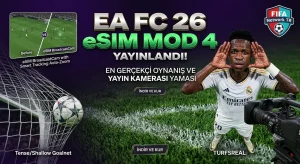 FC26 En Gerçekçi Oynanış, Kamera ve Çimler eSIM Mod Yaması 1