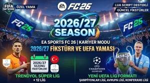 FC26 Kariyer Modu 2027 Fikstürü ve Uefa Avrupa Maç Yaması 1